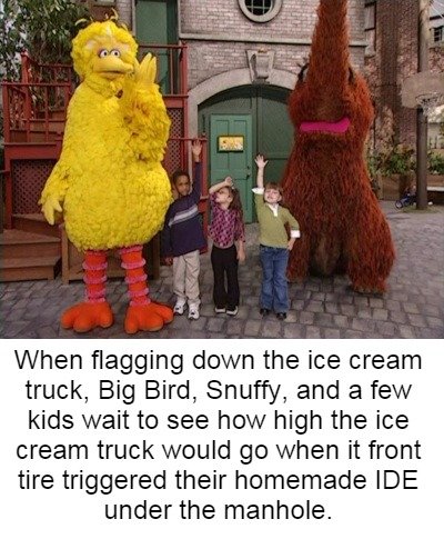 The darker side of sesame street