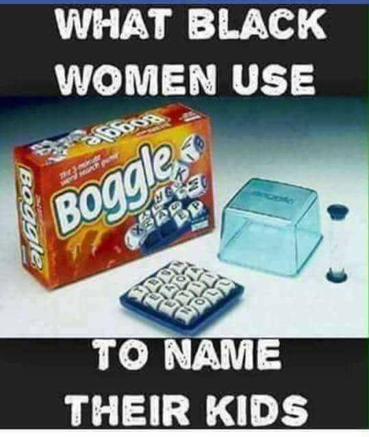 boggle game - What Black Women Use Boya ga To Name Their Kids