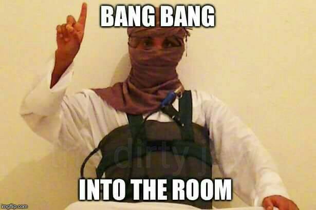 suicide bomber - Bang Bang Into The Room umglup.com