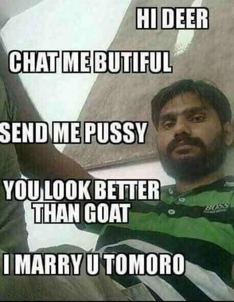 photo caption - Hideer Chat Mebutiful Send Me Pussy You Look Better Than Goat I Marry U Tomoro