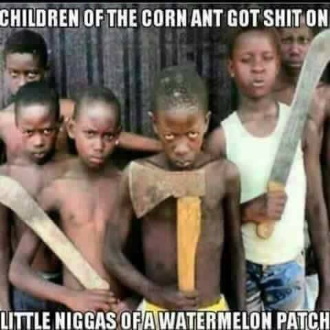 little nigga memes - Children Of The Corn Ant Got Shit On Little Niggas Ofawatermelon Patch
