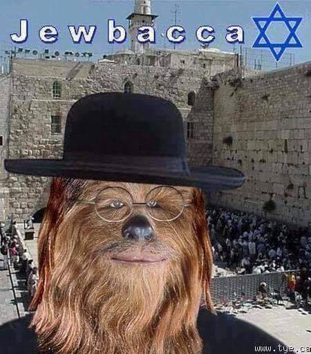 memes - western wall - Jewbacca A mox