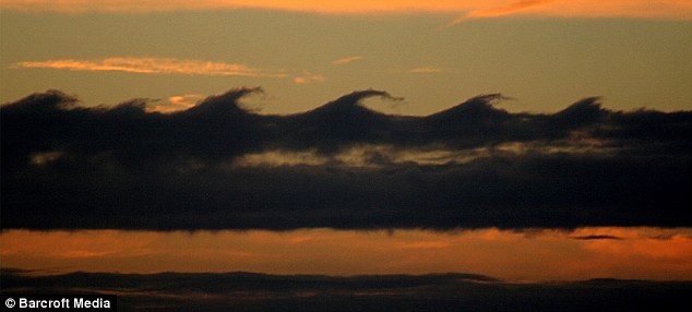 Strange cloud formations