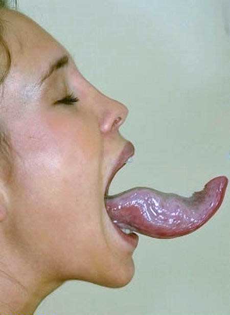 large tongue