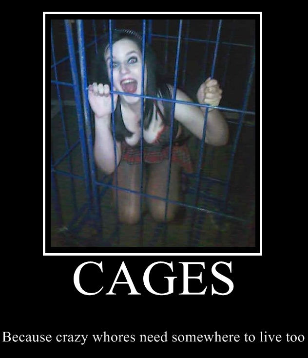 cages demotivational poster