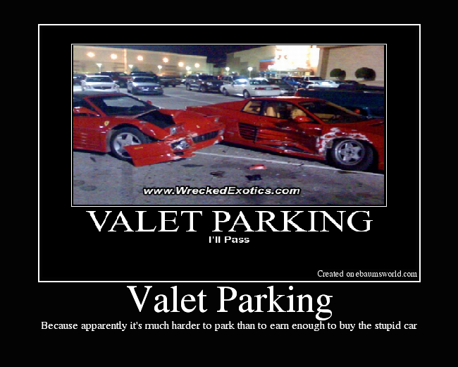 valet parking stupid ebaumsworld