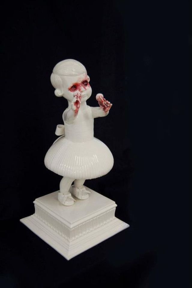 Creepy Gore Doll Art
