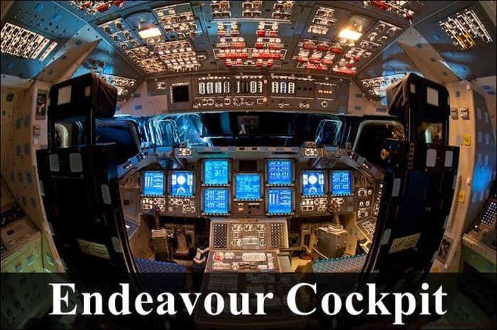space shuttle endeavour inside - Endeavour Cockpit
