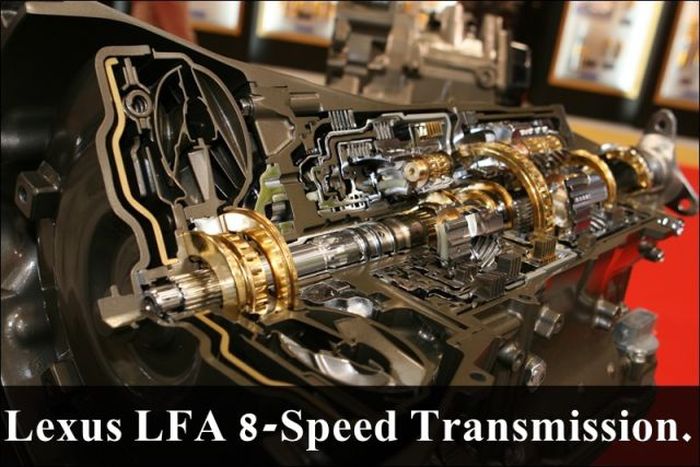 amazing machines - Lexus Lfa 8Speed Transmission.