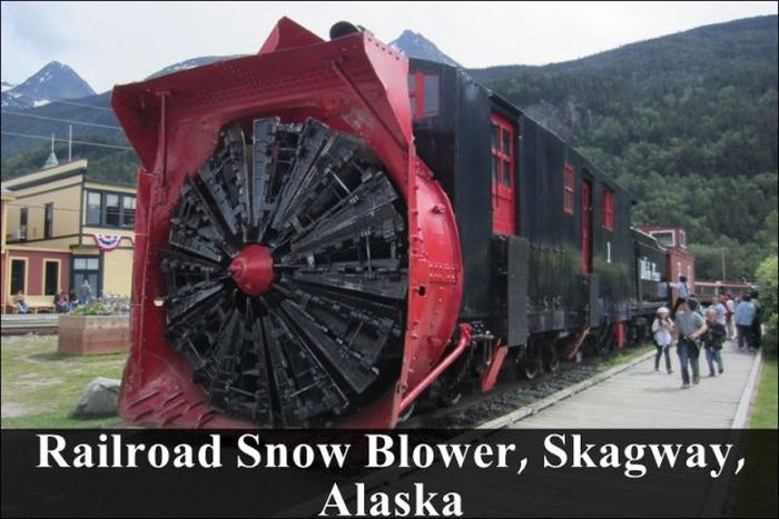 skagway - Railroad Snow Blower, Skagway, Alaska