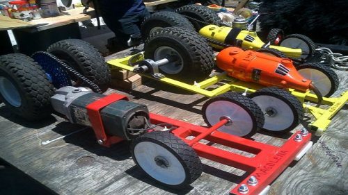 Power Tool Racing:Its power tools with wheels racing around a track. This has to be the manliest competition in the world.