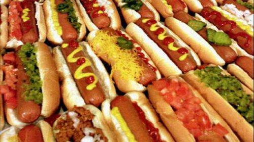 Nathans Hot Dog Eating Contest:This contest takes place every year and so far the record is 66 hotdogs in 12 minutes.
