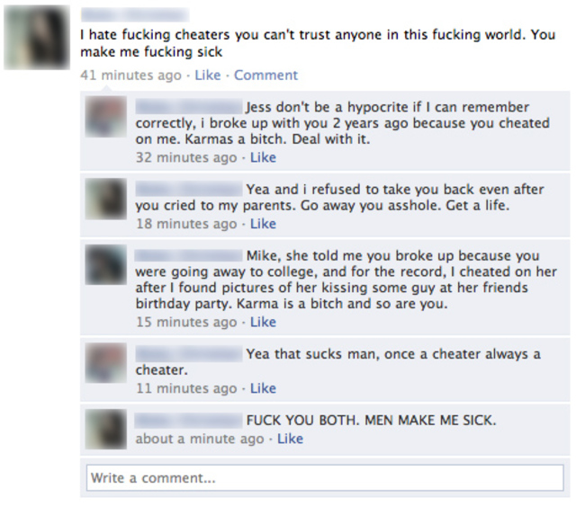 22 Cheaters Exposed on Facebook