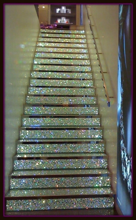 interior desing crystal stairs - .