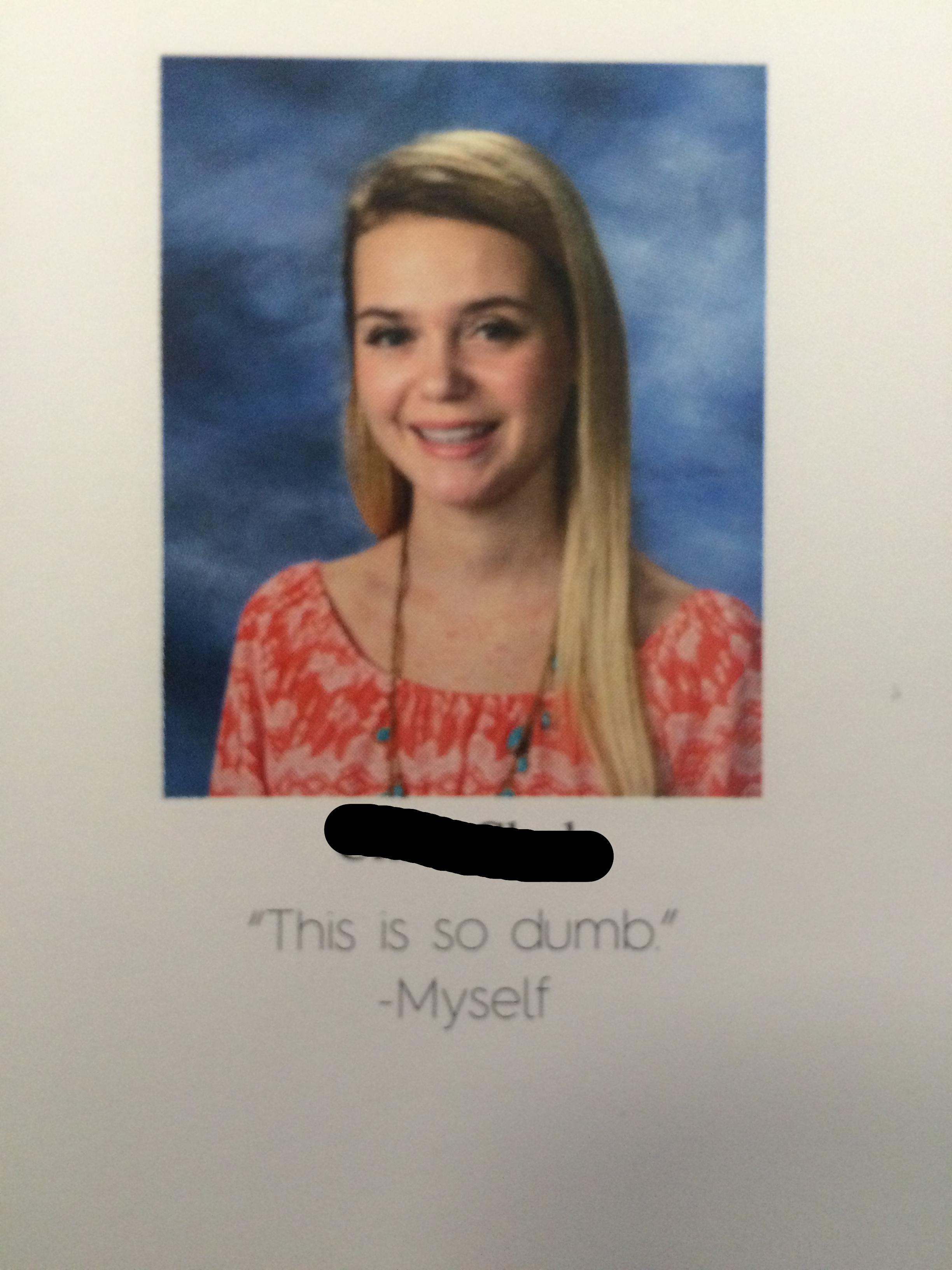 19 Ridiculous Yearbook Quotes