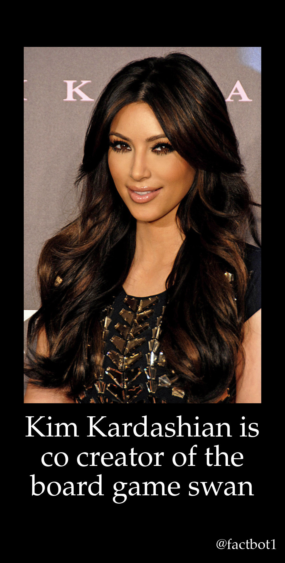 Kim Kardashian is co creator of the board game swan