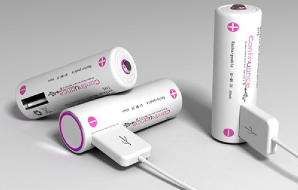Rechargeable USB batteries