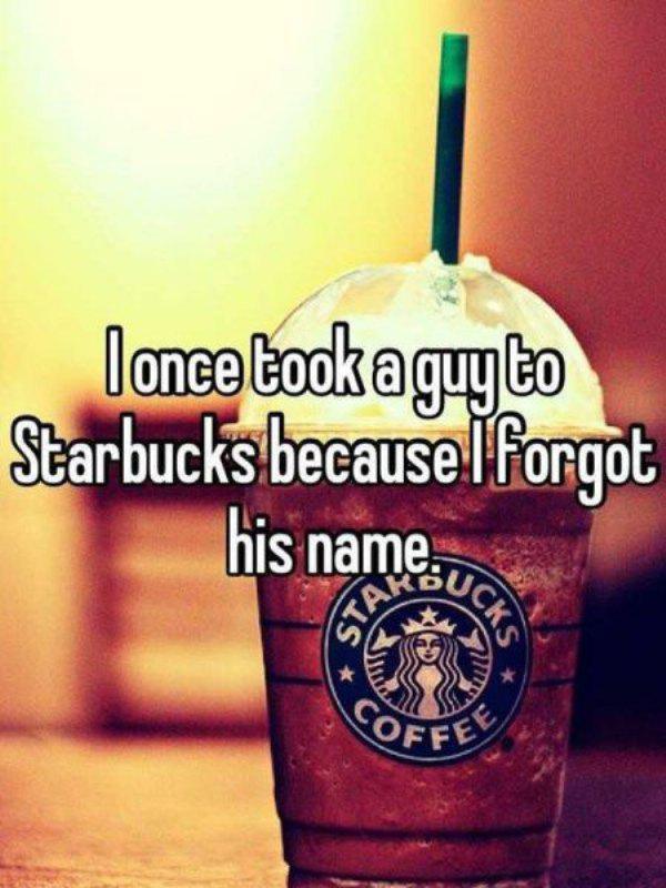 liqueur - lonce took a guyto Starbucks because I forgot his name
