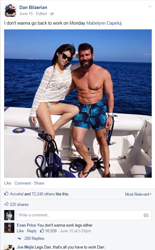dan bilzerian small legs - Dan Bilzerian June 15 Edited I don't wanna go back to work on Monday Mabelynn Capeluj Comment Avivehd and 72,240 others this. Most Relevant 225 Write a comment... Evan Price You don't wanna work legs either 10,938 June 15 at pm 