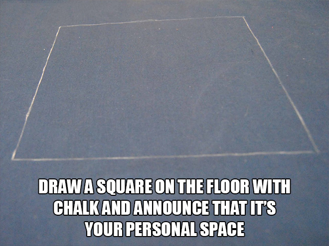 fun elevator pranks - Elevator - Draw A Souare On The Floor With Chalk And Announce That It'S Your Personal Space