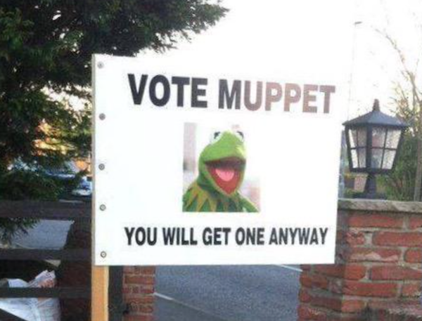 20 Ridiculous Voting Signs