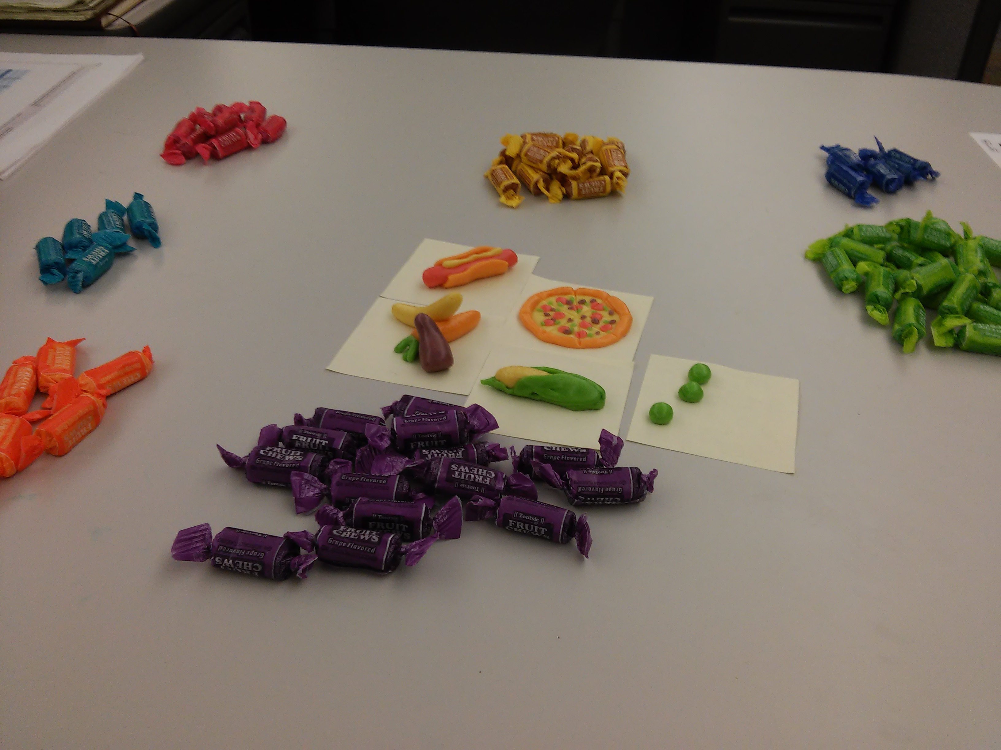 The pieces inspired more coworkers to attempt their own sculptures.