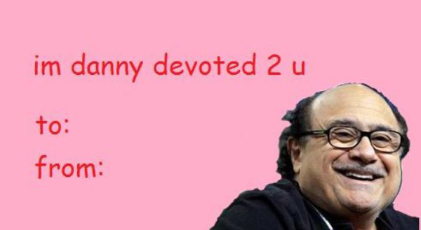 danny devito valentines cards