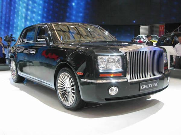 Geely GE – Replica of a Rolls-Royce Phantom