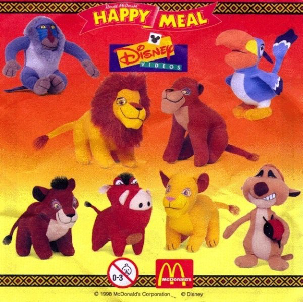 Lion King Stuffed Toys (1998)