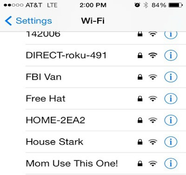 number - ..000 At&T Lte 0 84% WiFi Settings 142006 Directroku491 Fbi Van Free Hat Home2EA2 House Stark Mom Use This One! ?