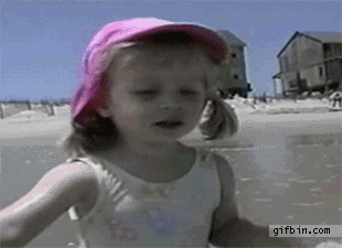 gifs - little girl snot coming out of her nose