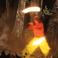 monday meme of funny fire gif