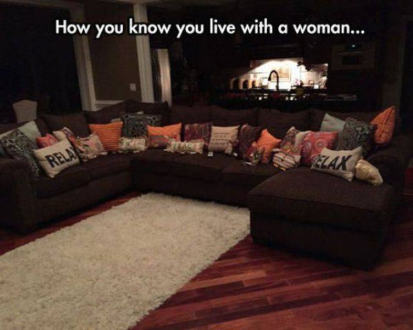 living with a woman funny - How you know you live with a woman...