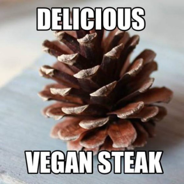 vegan steak funny - Delicious Vegan Steak