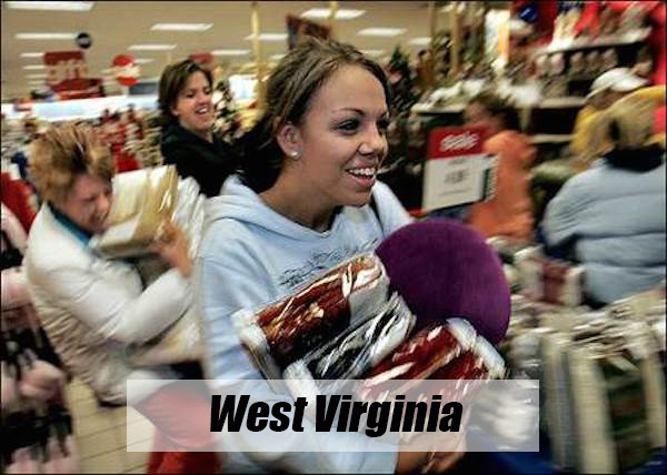 black friday shopping - West Virginia