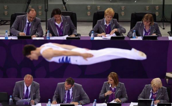 It takes a lot to impress judges at the European Games in Baku, Azerbaijan.