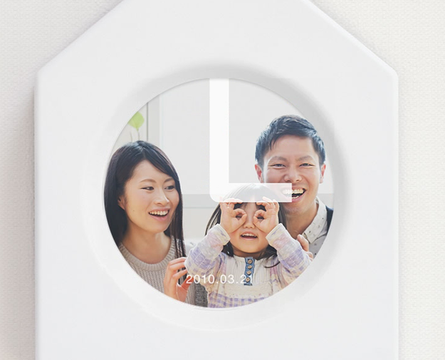 A clock that displays the pictures you took on the same day in the years past.