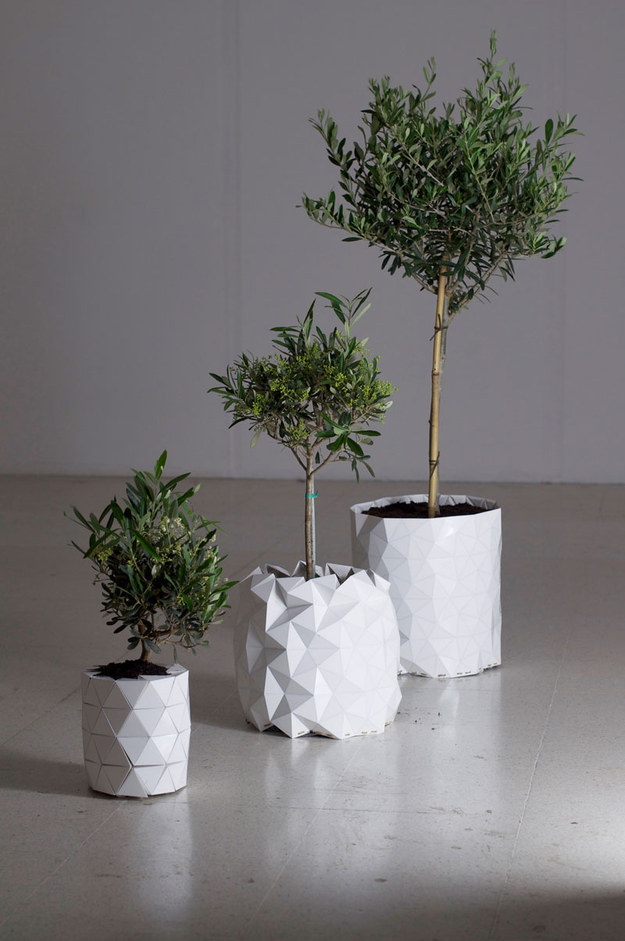 You can own your very own Origami plant pot.