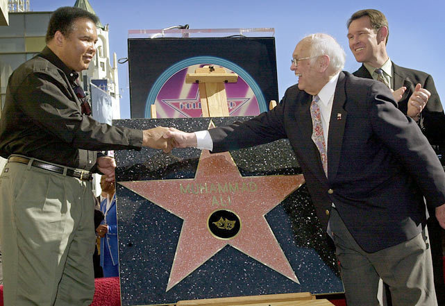 Muhammad Ali is the only celebrity who requested that his star on the Hollywood walk of fame couldn’t be walked on. This is why it’s now sitting on a wall instead of the walkway.