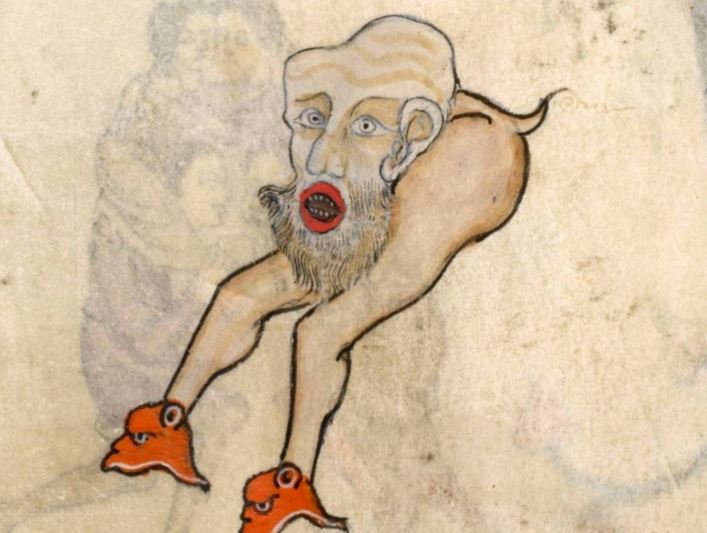 strange medieval art
