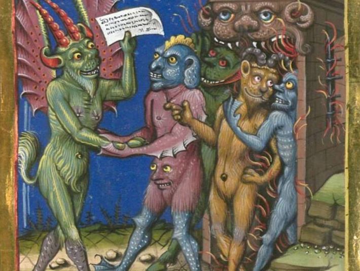 medieval art monsters