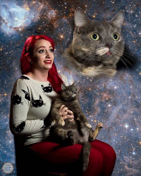you and your cat are tight af - Glow Photo