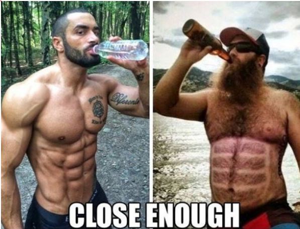 six pack funny - re Close Enough