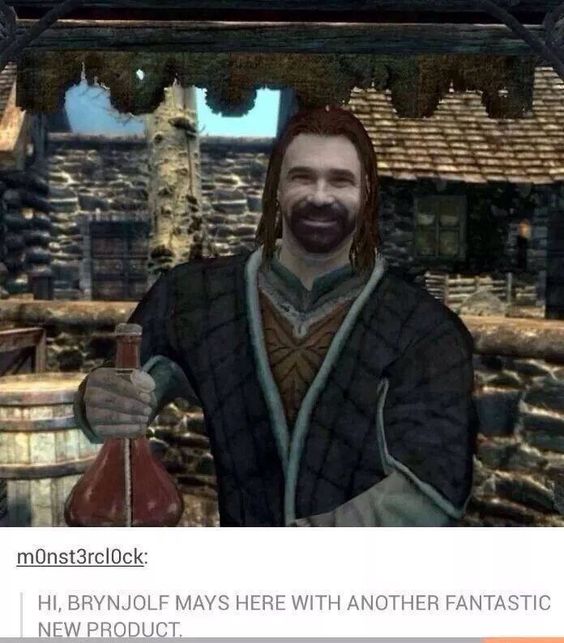 skyrim brynjolf meme - monst3rclock Hi, Brynjolf Mays Here With Another Fantastic New Product.