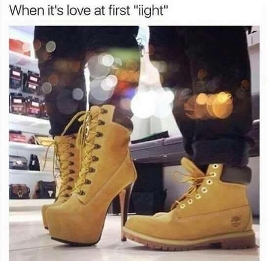 couple en timberland - When it's love at first "ight"