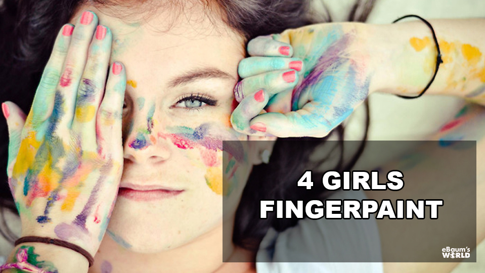 4 Girls Fingerpaint eBaum's World