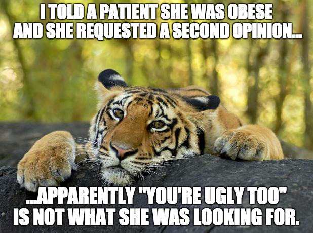 meme - spiders are like black people - I Told A Patient She Was Obese And She Requested A Second Opinion Apparently "You'Re Ugly Too" Is Not What She Was Looking For.