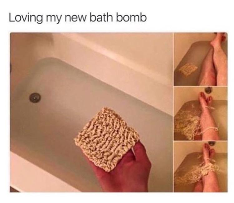 meme stream - love my new bath bomb meme - Loving my new bath bomb
