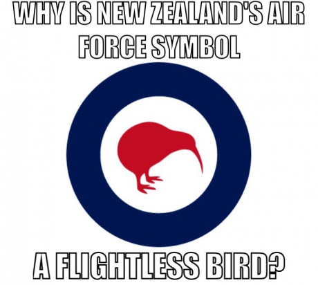meme stream - new zealand air force meme - Why Is New Zealand'S Air Force Symbol A Flightless Bird?