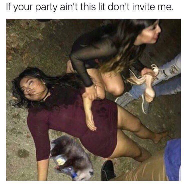 photo caption - If your party ain't this lit don't invite me.